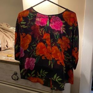 Flowered blouse